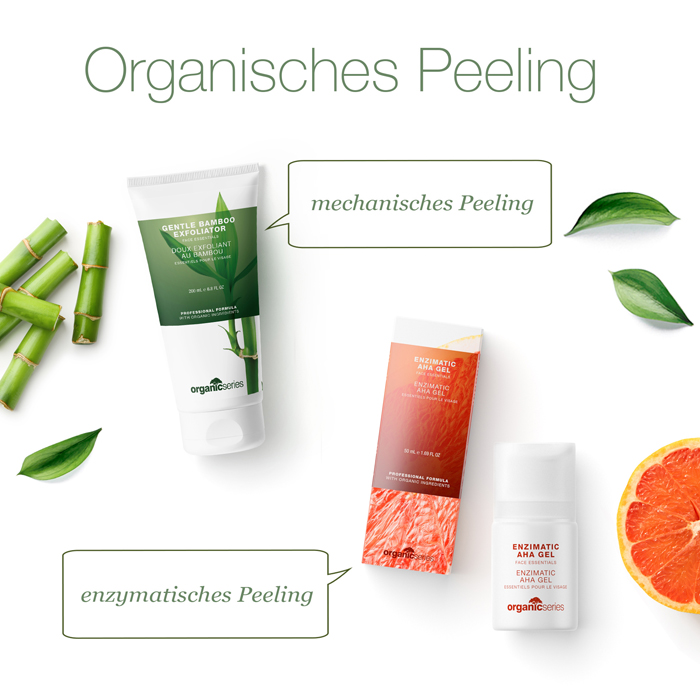 Organisches Peeling für die Haut